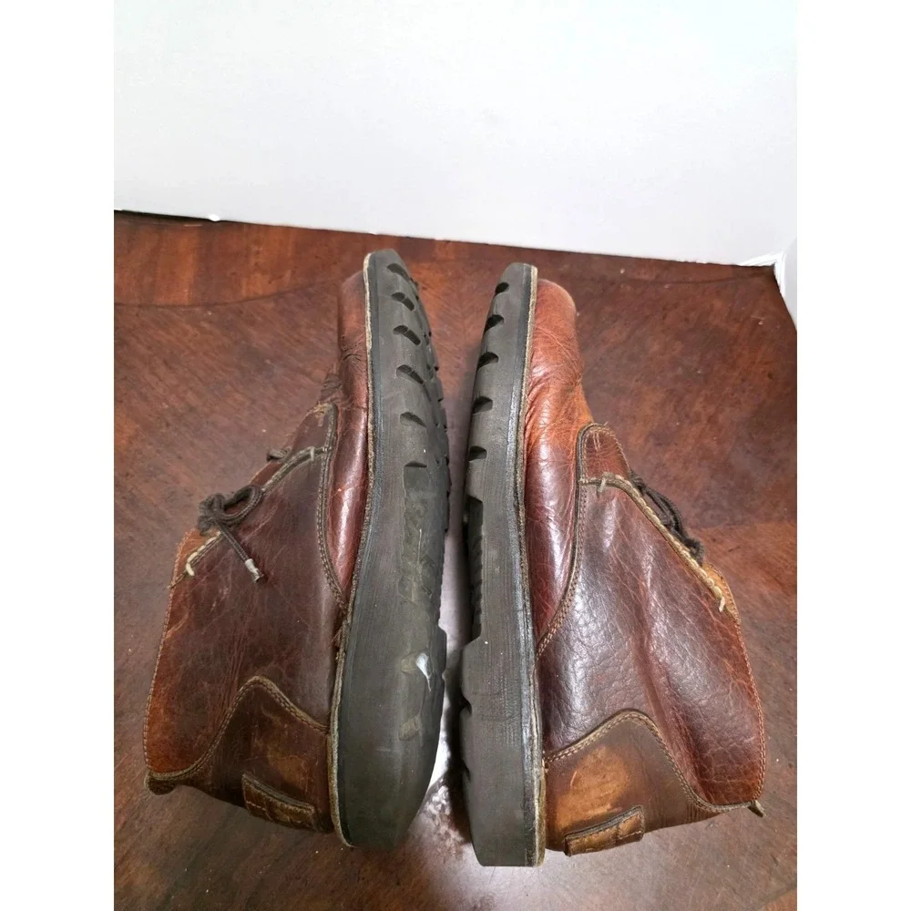 H.S. Trask‎ Men's Brown Leather Chukka Lace-Up Casual Ankle Boots Size 9M